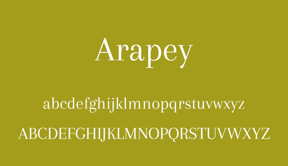 arapey font download free mac