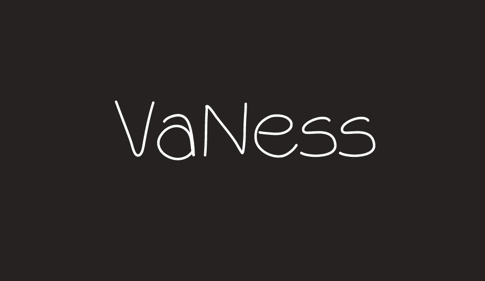 vaness font big