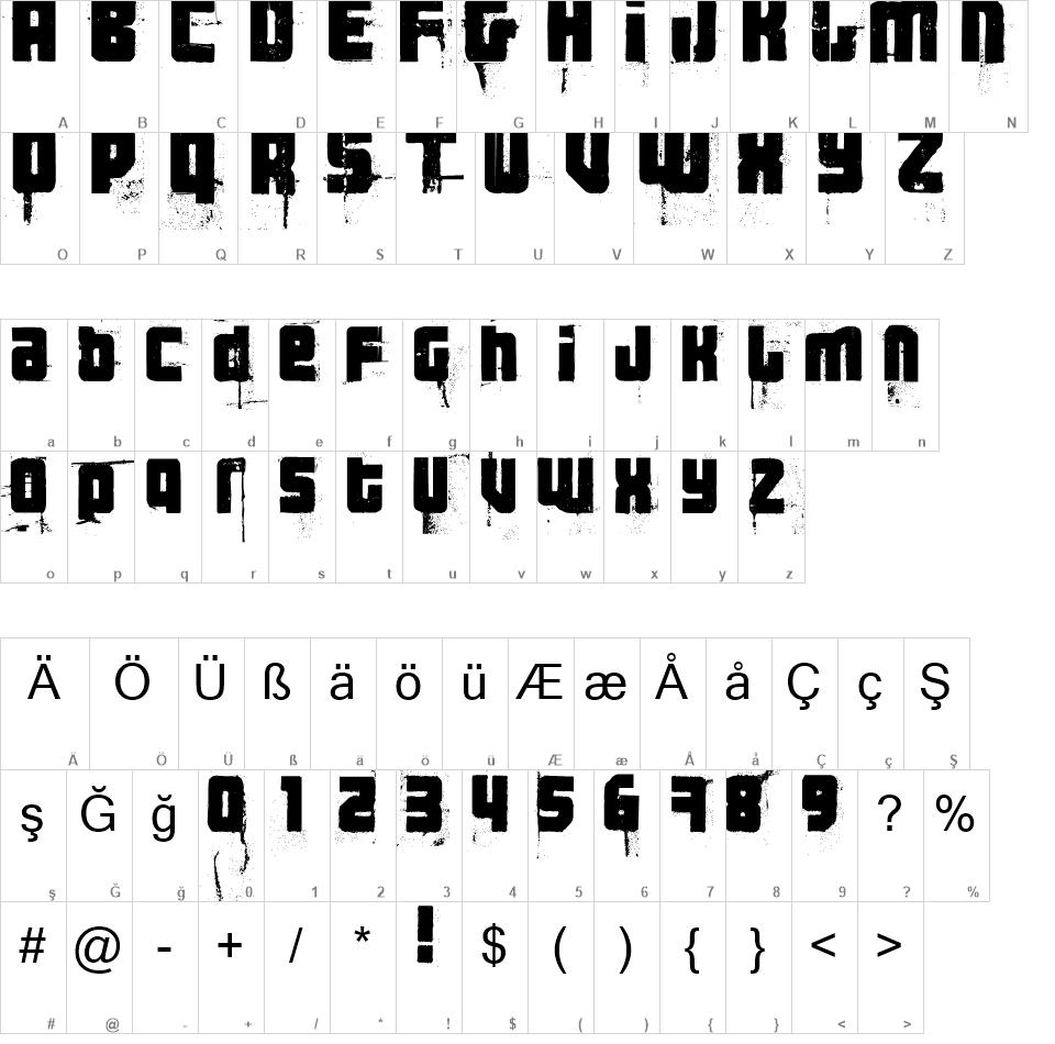 3 Thehard Way Rmx Font Free Font