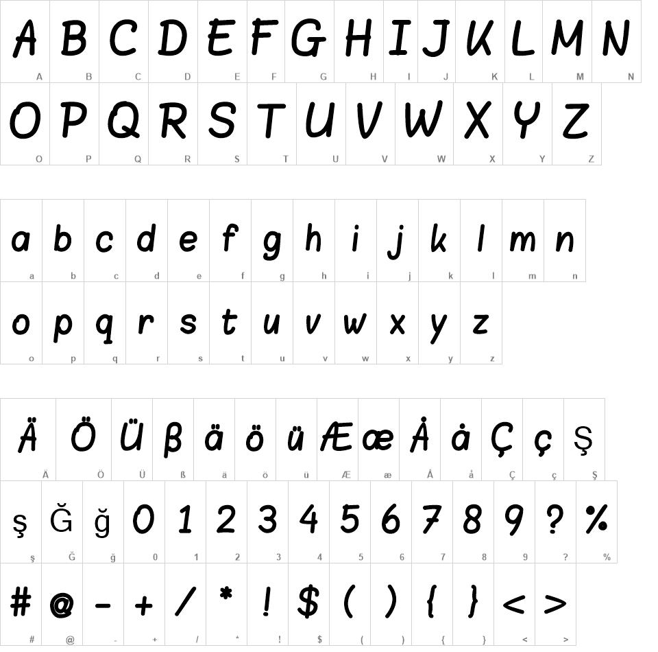 Blokletters Free Font