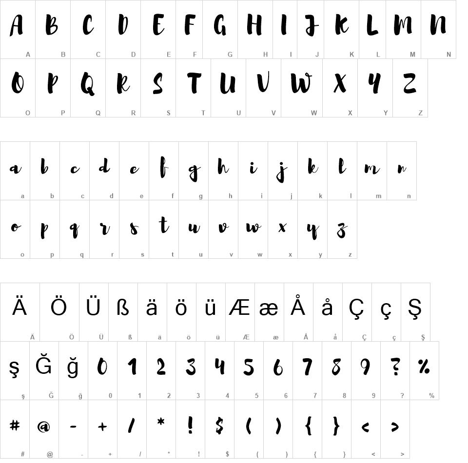 Brusher Free Font