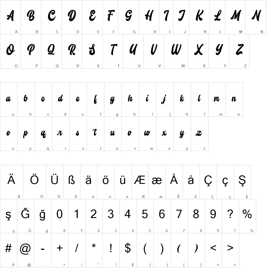 Butchery Free Font