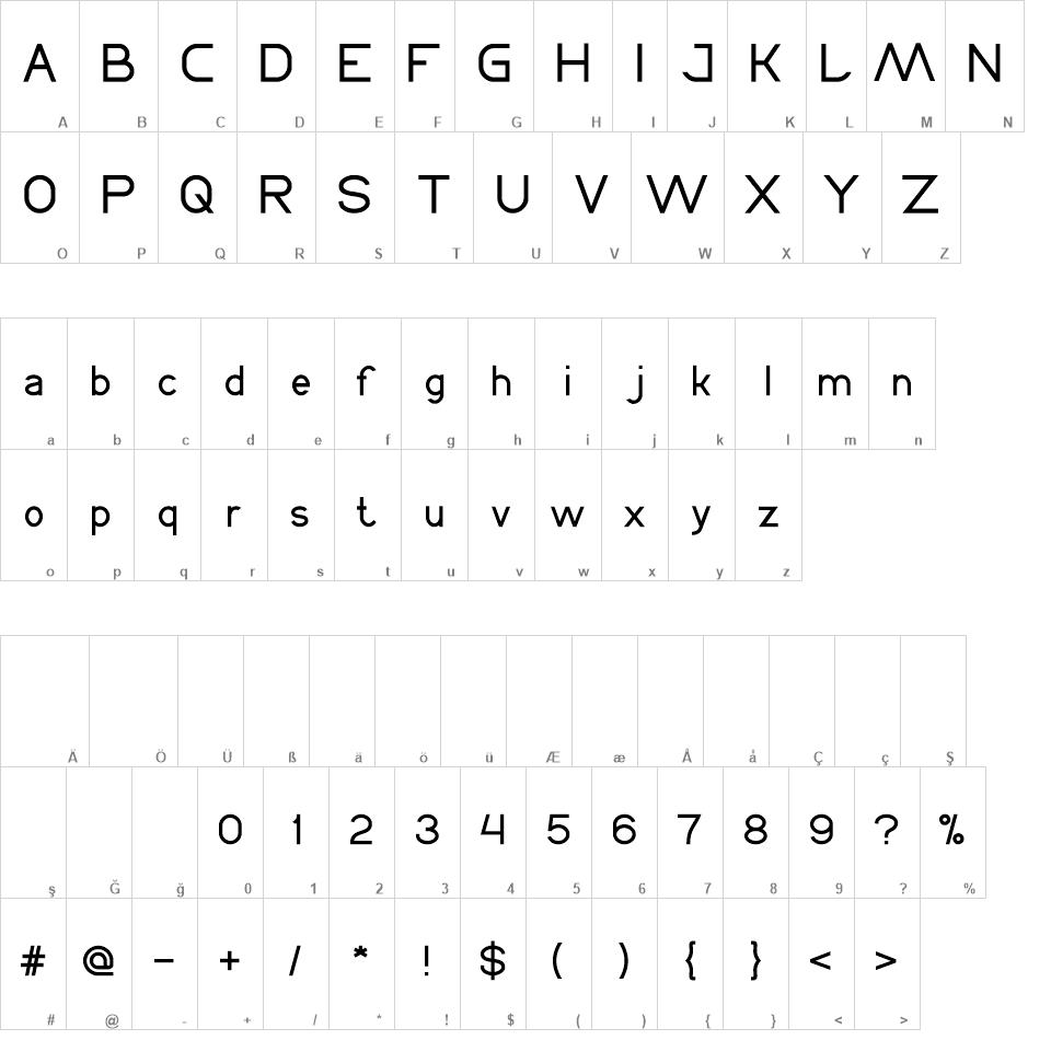 Cycle free font