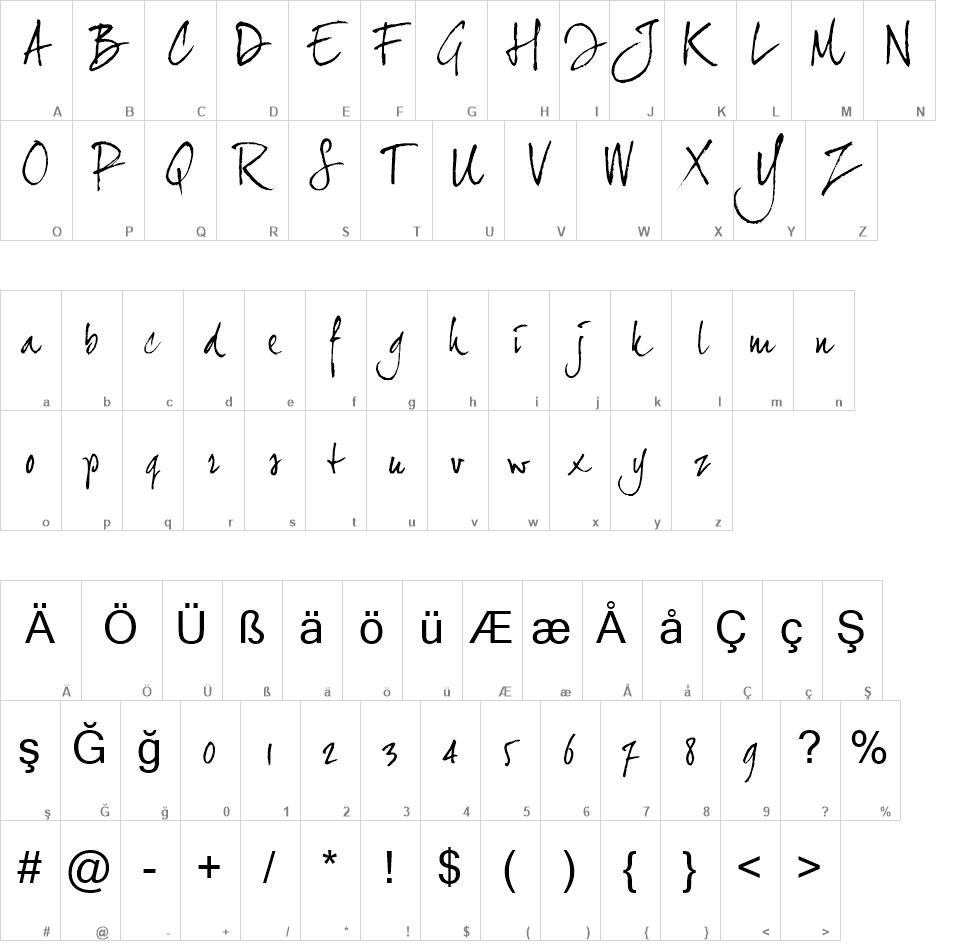 Joe Hand 2 Free Font