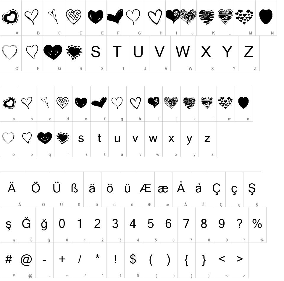 Kr Heartalicious Free Font