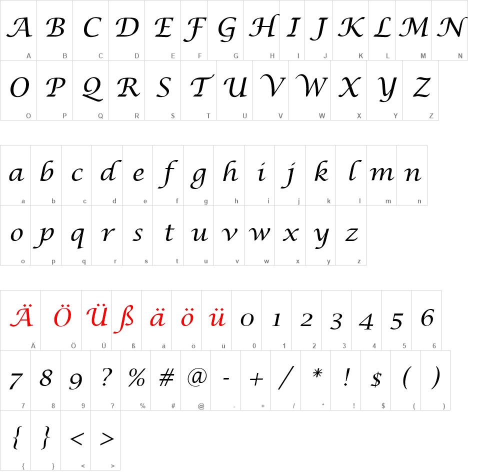 Lucida Calligraphy Free Font