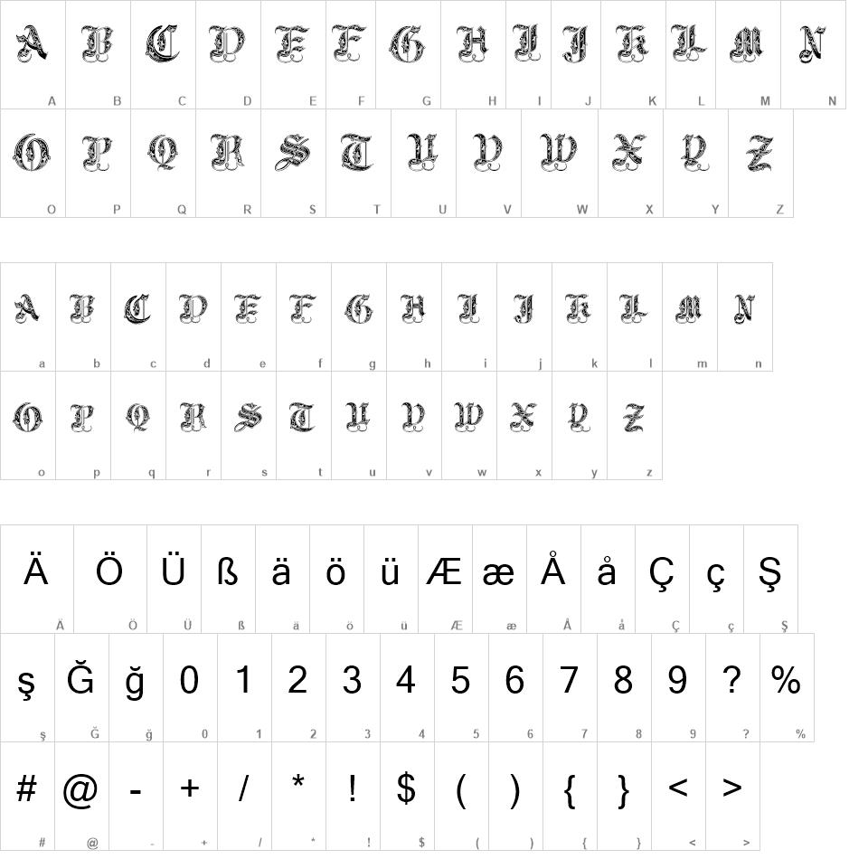 Royal Initialen Font Free Font