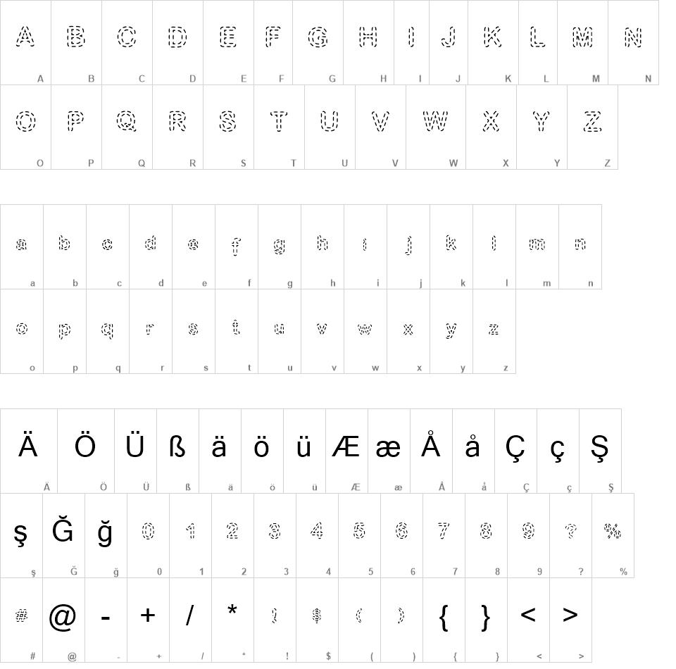 Stitch Free Font