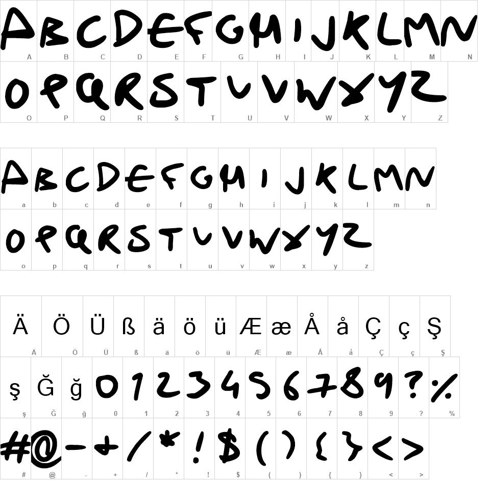 drunk-handwriting-free-font