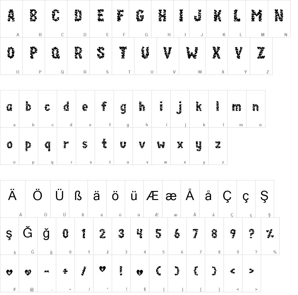 Paper Hearts Free Font