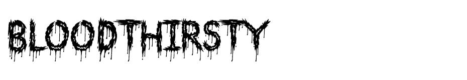 Horror font - Horror Schriftart