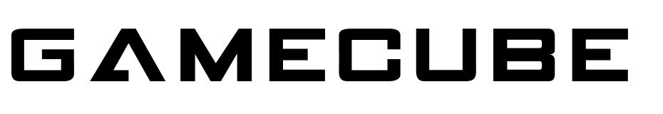 Gamecuben free font