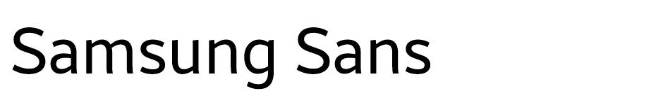 samsung sans font for android