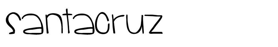 santa-cruz-free-font