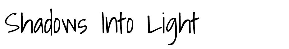 shadows-into-light-free-font