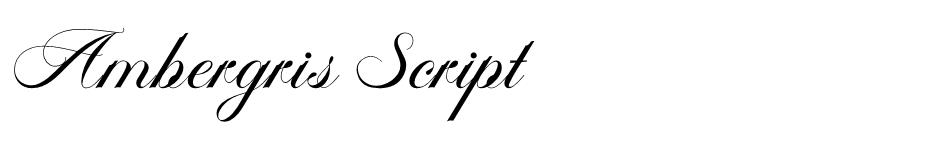 amberlight script font free download