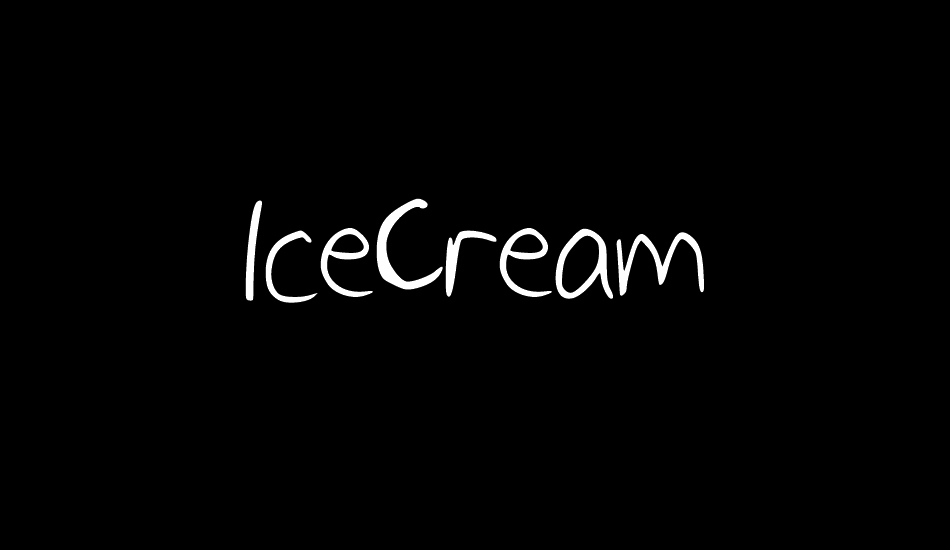 Ice Cream free font