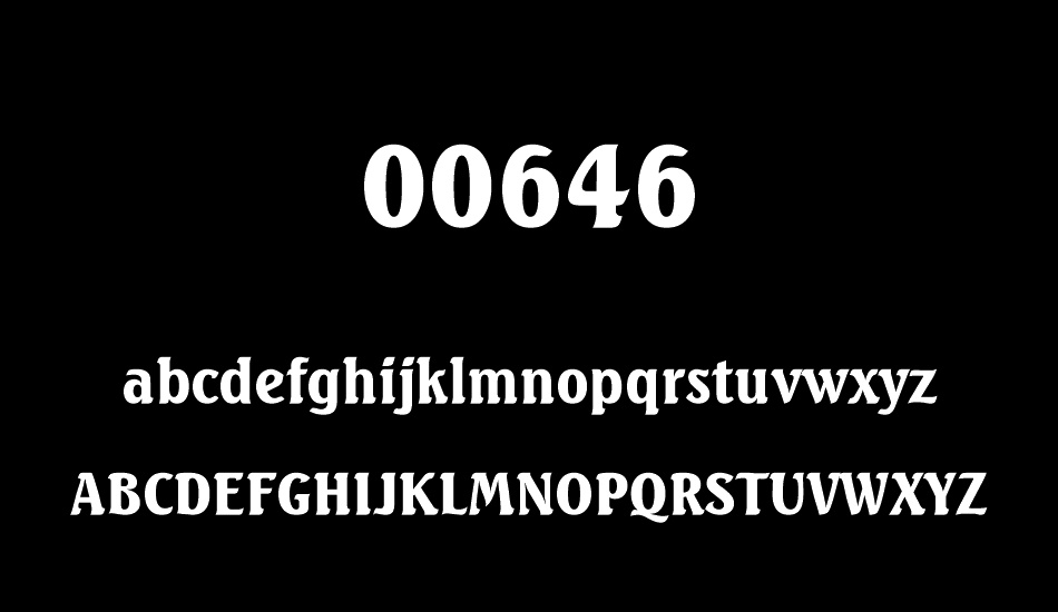 00646 font