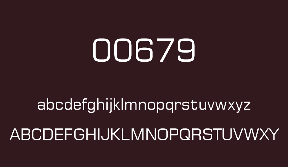 00679 font