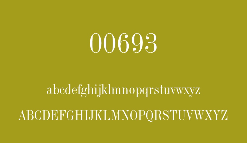 00693 font