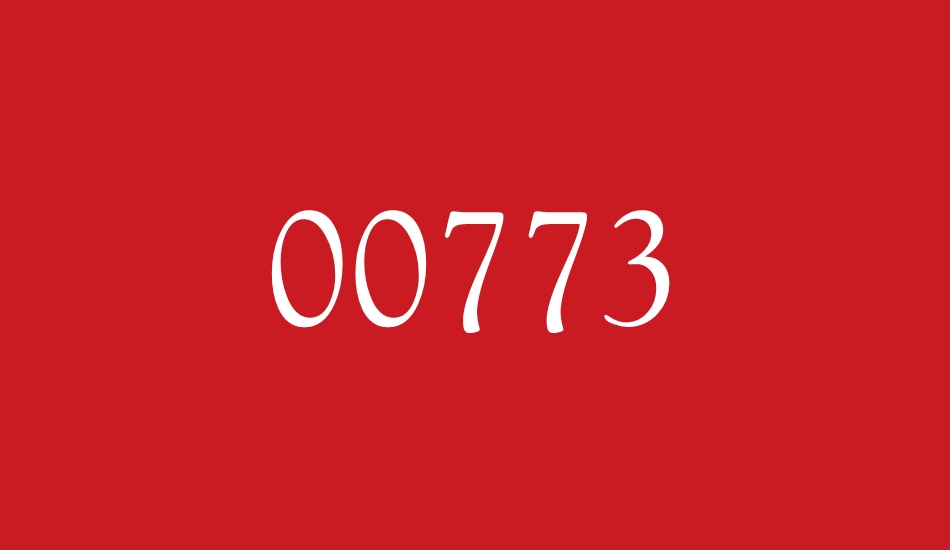 00773 font big