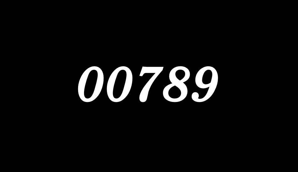 00789 font big