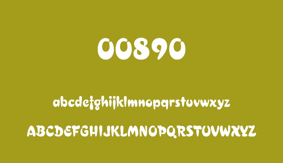 00890 font