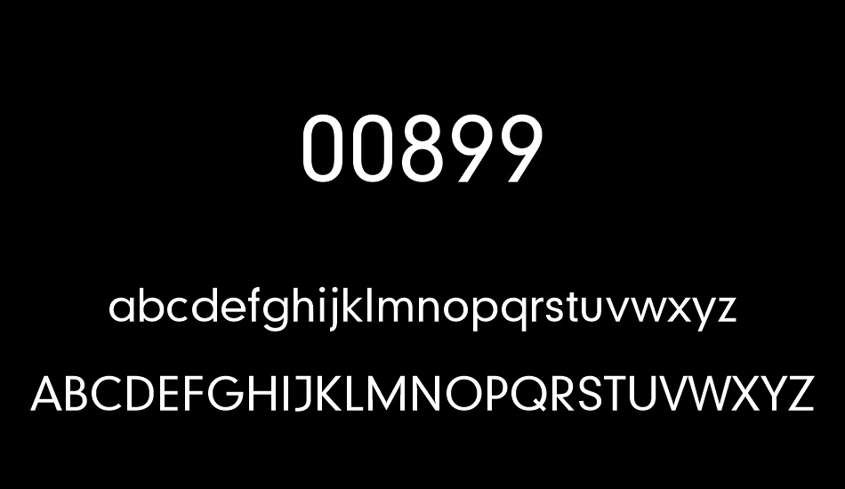 00899 font