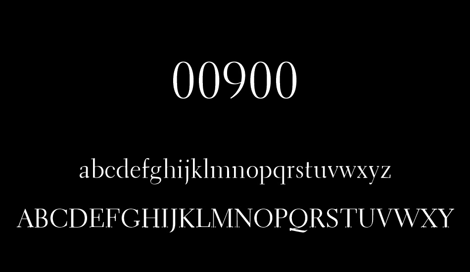 00900 font