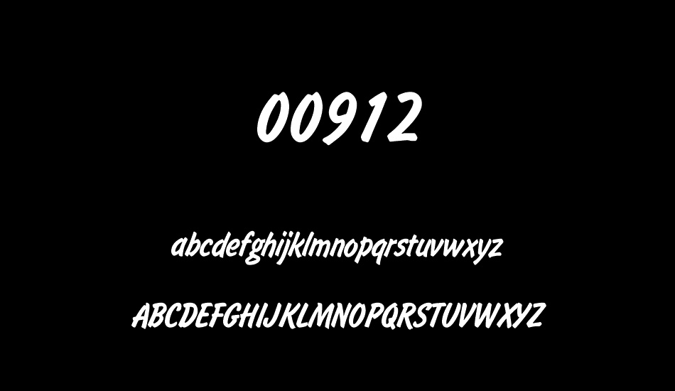 00912 font