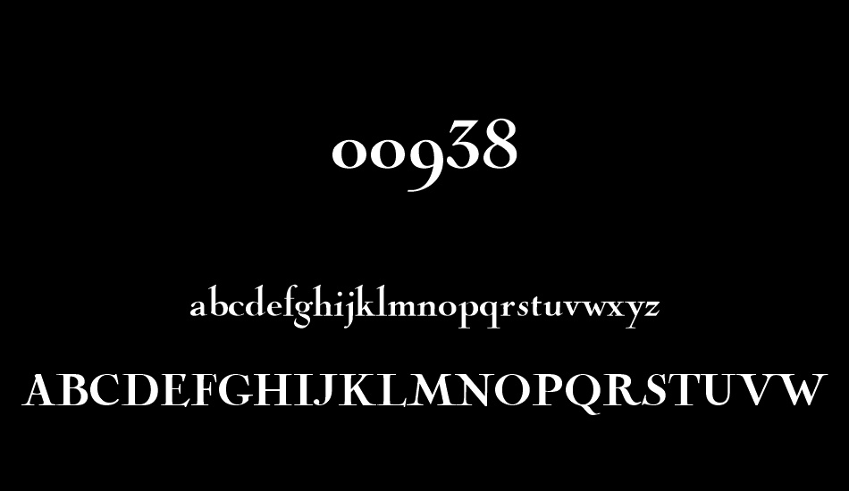 00938 font