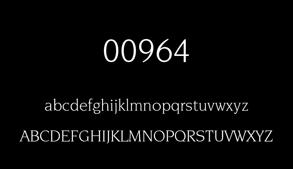 00964 font