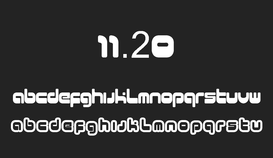 11.20 font