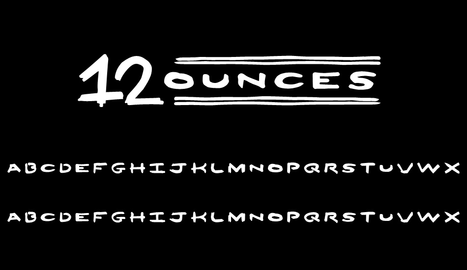 12Ounces( font