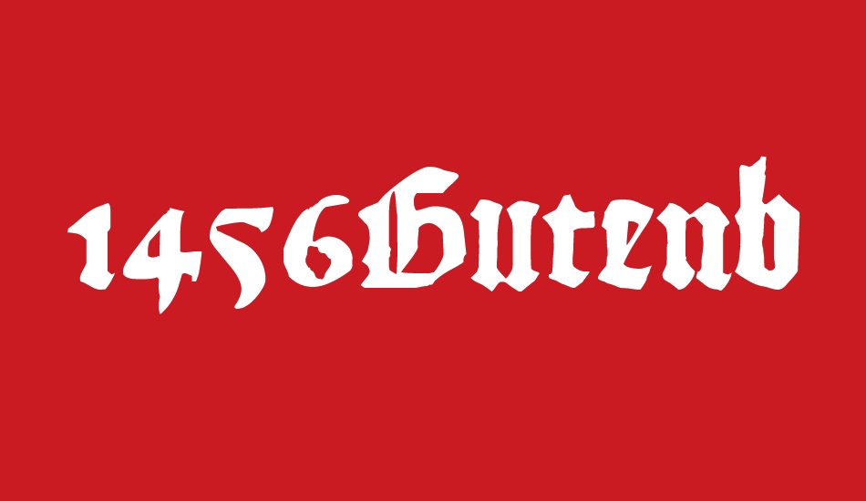 1456Gutenberg font big