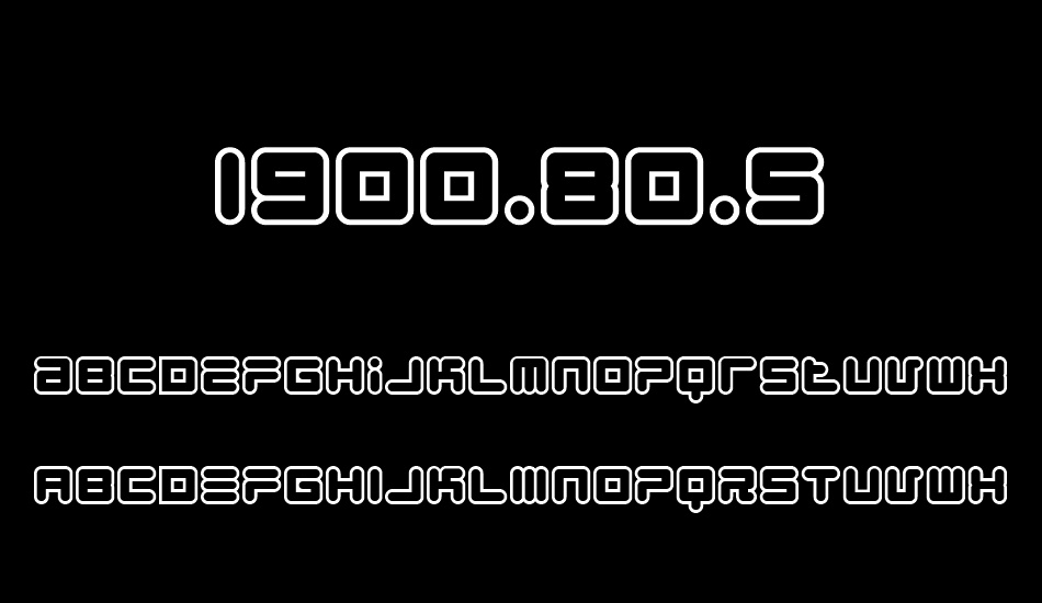 1900.80.5 font