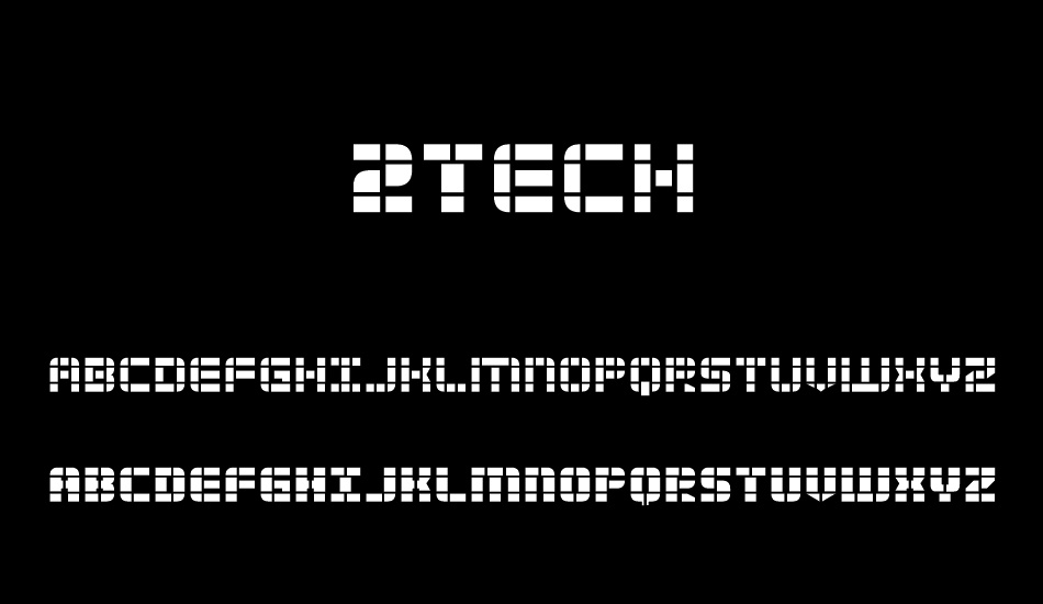 2Tech font