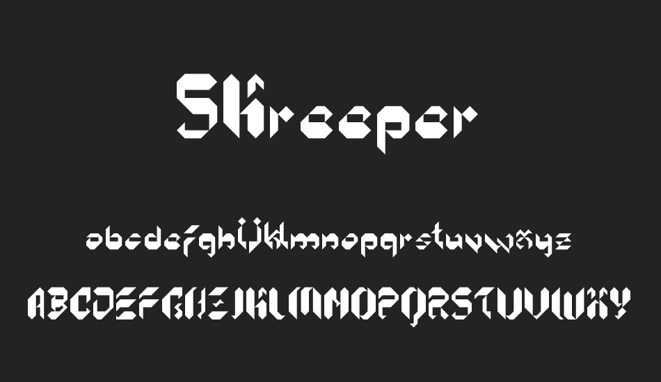 5Kreeper font