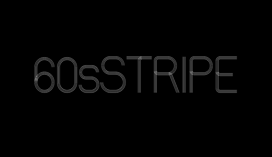 60sSTRIPE font big