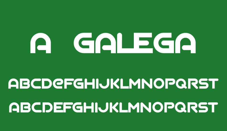 A GALEGA font