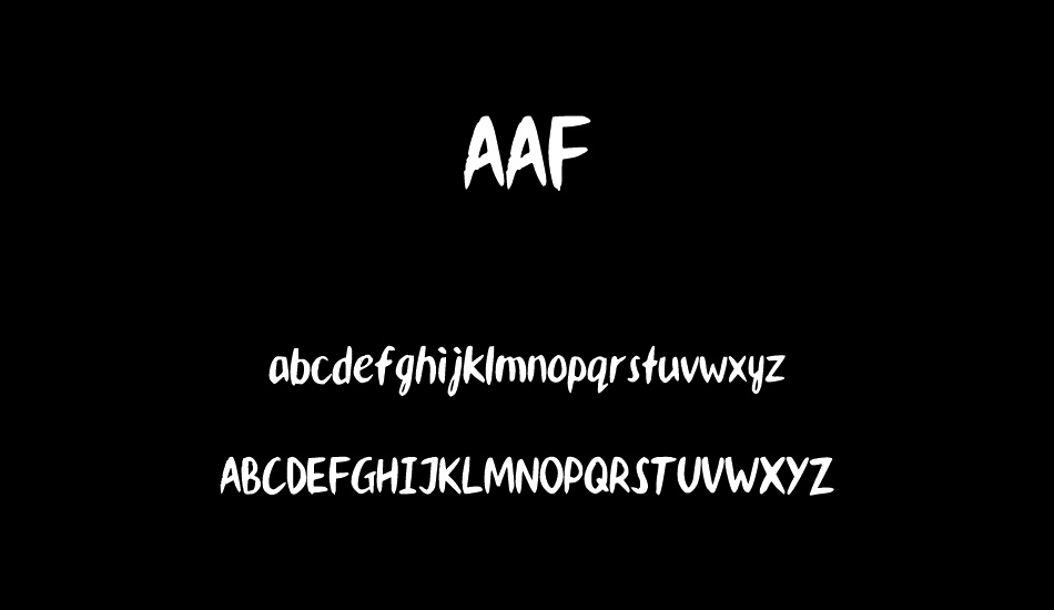 AAF font