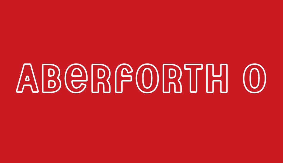 Aberforth Outline font big