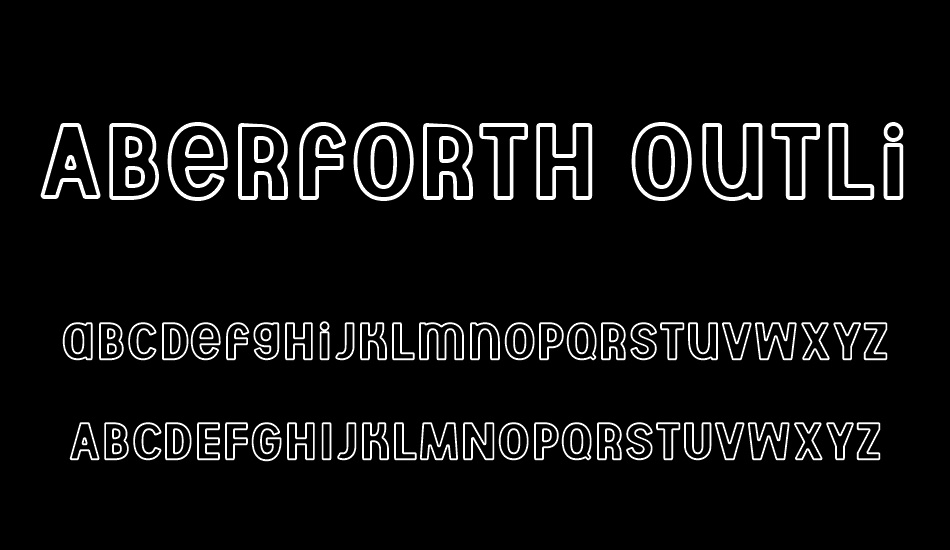 Aberforth Outline font