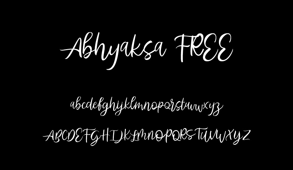 Abhyaksa FREE font