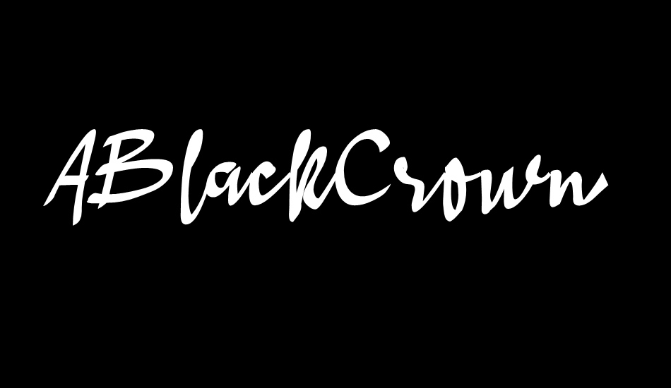 ABlackCrown font big