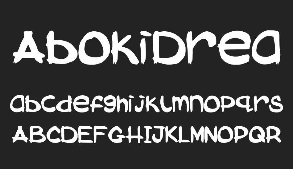 AbokiDreadlockJamSuya font