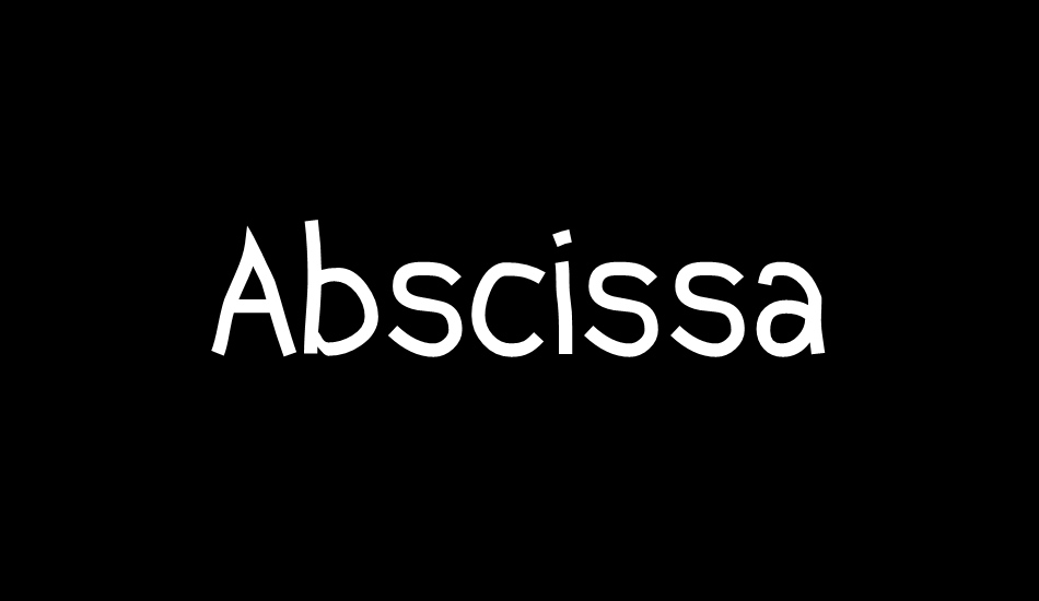 Abscissa font big