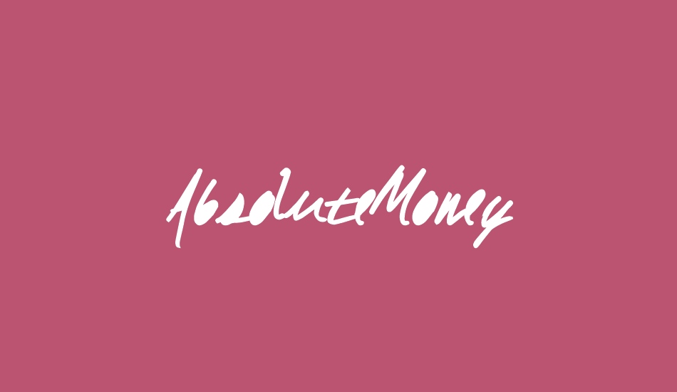 AbsoluteMoney font big