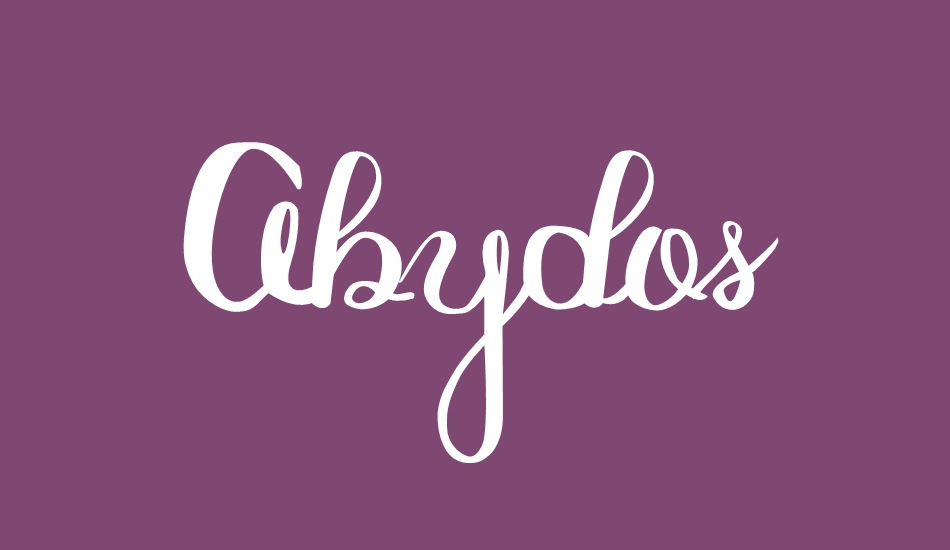 Abydos font big