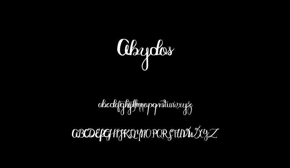 Abydos font